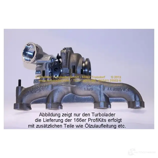 Турбина SCHLÜTTER TURBOLADER NM3 23Z 16602590d 4044578782506 1635944 изображение 3