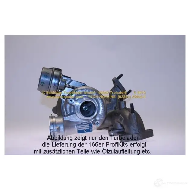 Турбина SCHLÜTTER TURBOLADER 5 4399700010 16600300 54399700021 1635431 - Изображение 1