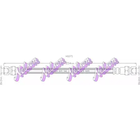Тормозной шланг BROVEX-NELSON 19O6 C R8CN68 3970725 H1071
