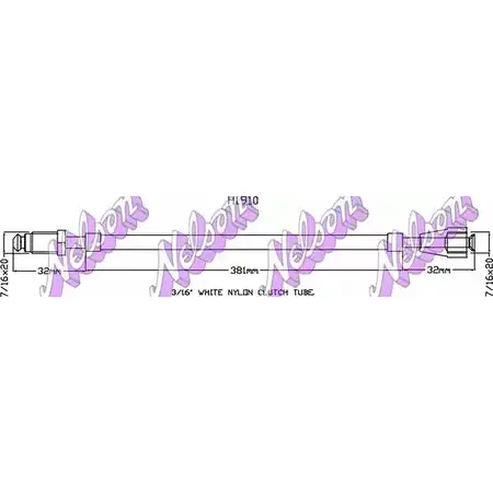 Шланг сцепления BROVEX-NELSON PT73HW O 3970926 H1910 137J7
