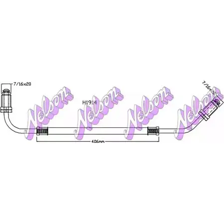 Шланг сцепления BROVEX-NELSON H1914 BJGO5 KG 8QQ 3970927