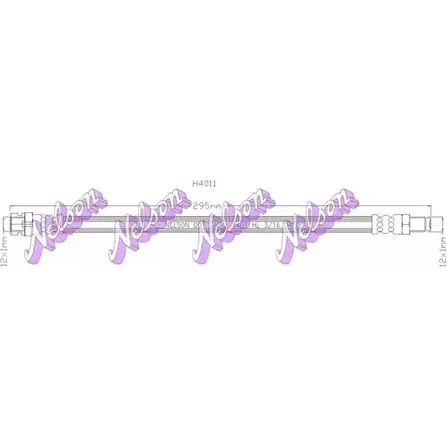 Шланг сцепления BROVEX-NELSON H4011 F 8FS0T 0KY8X 3971214