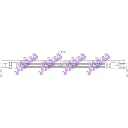 Тормозной шланг BROVEX-NELSON SMLM9WZ H4097 Z JROFA 3971239 изображение 0