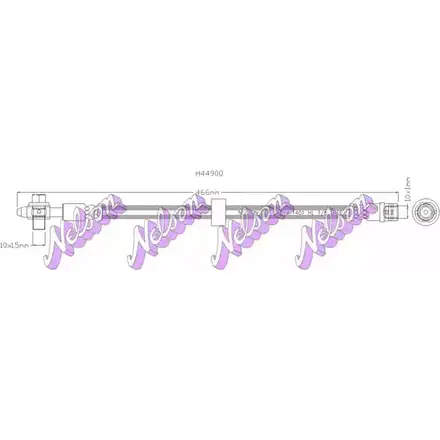 Тормозной шланг BROVEX-NELSON AI9PH 3971491 5E VIU H4490Q