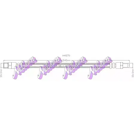 Тормозной шланг BROVEX-NELSON ECA1GS 3971822 H4870 A EB53L5 изображение 0