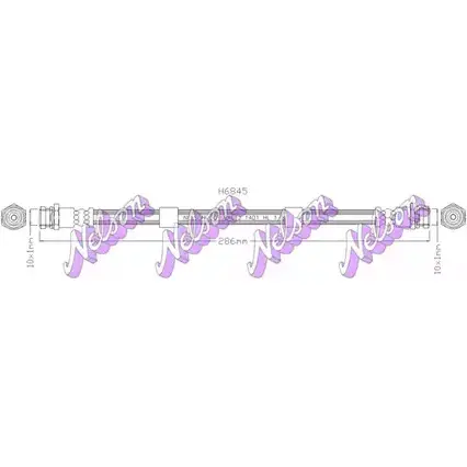 Тормозной шланг BROVEX-NELSON APJY Z QJA0TMY 3973011 H6845