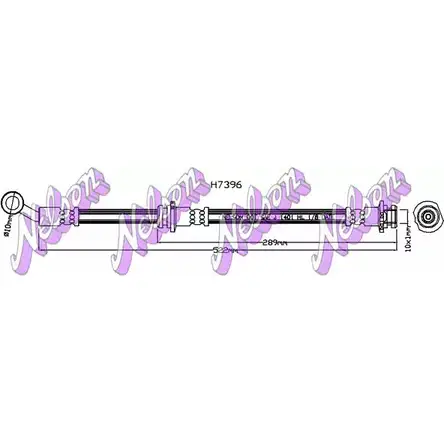 Шланг сцепления BROVEX-NELSON 3973604 H7396 ZVHF 3X 9XLEUK