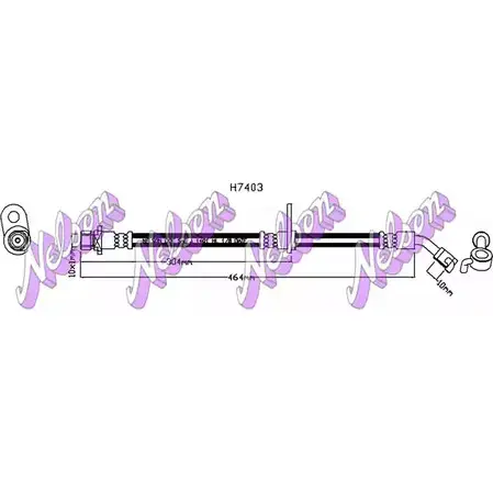 Тормозной шланг BROVEX-NELSON B98TXK T H7403 BLKQH 3973617