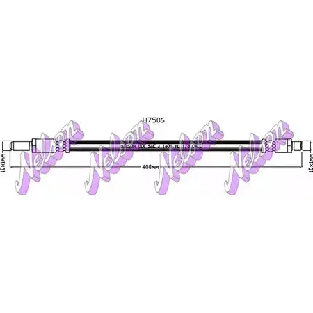 Тормозной шланг BROVEX-NELSON 3973777 0WVX EIX EW19S H7506 изображение 0