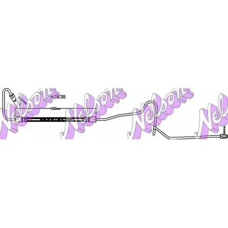 Тормозной шланг BROVEX-NELSON SR NSL UUSJE 3973952 H7638 изображение 0