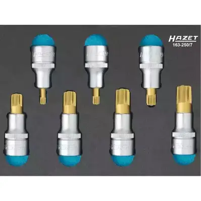Набор торцевых ключей HAZET 1UJRHC 163-250/7 BE SGD 3977191