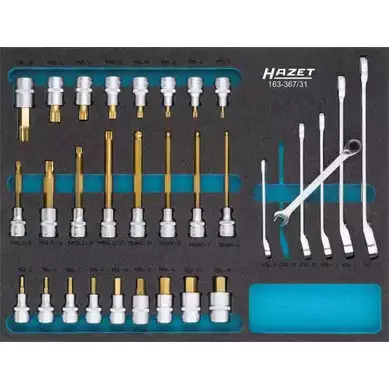Набор торцевых ключей HAZET 163-367/31 CVNDA N SUH5J 3977281