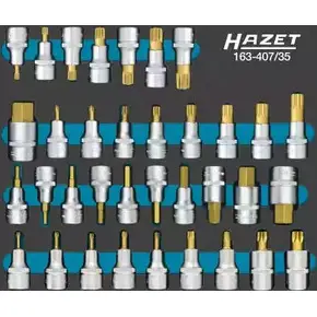 Набор торцевых ключей HAZET HA8UCPO 2GKD R 3977323 163-407/35