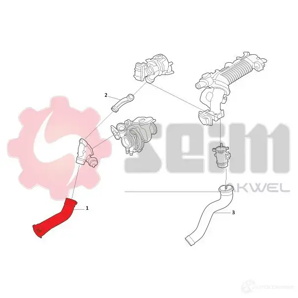 Патрубок интеркулера SEIM J0 WSV 1437799941 981737