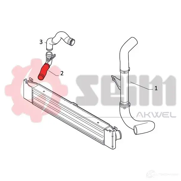 Патрубок интеркулера SEIM Z0GYL 5 981902 1437800440 изображение 1