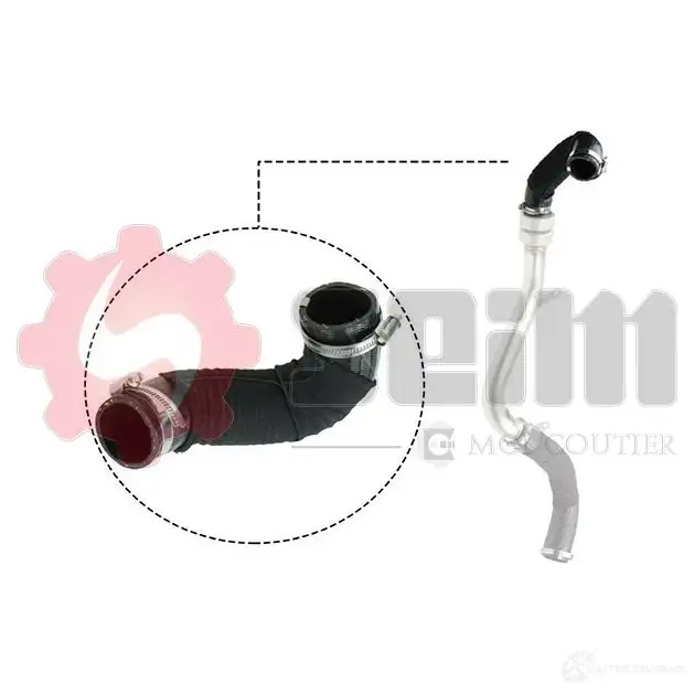 Патрубок интеркулера SEIM 3349809812580 HK24HG C 2159826 981258 - Изображение 1