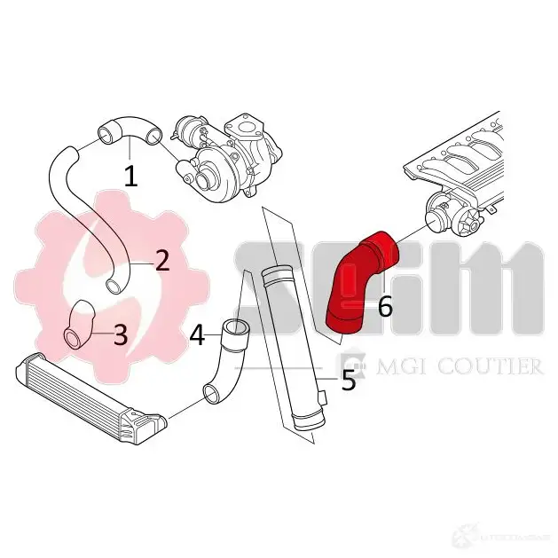 Патрубок интеркулера SEIM 3349809810920 10VRCG A 981092 2159668 изображение 1