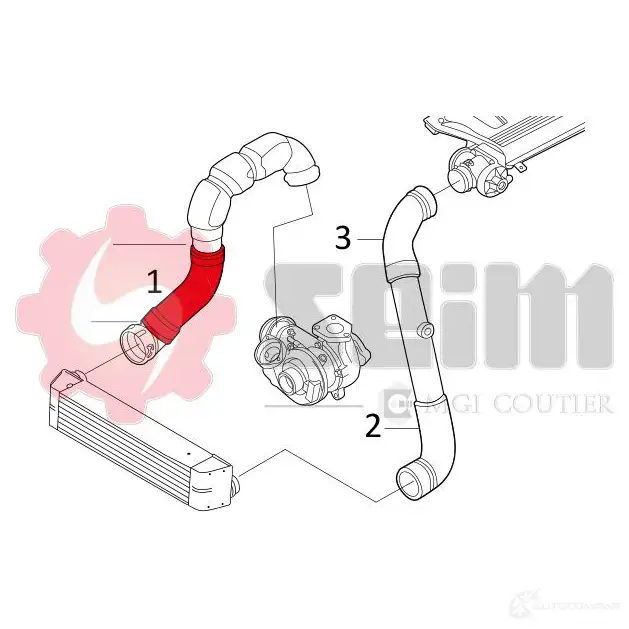 Патрубок интеркулера SEIM 3349809810920 10VRCG A 981092 2159668 изображение 2