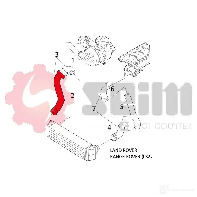 Патрубок интеркулера SEIM 3349809813488 12Z 52U 2159881 981348 изображение 1