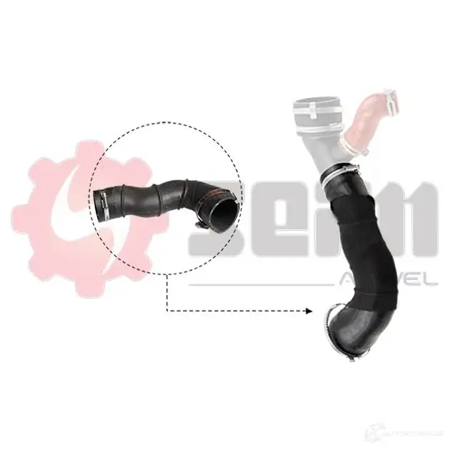 Патрубок интеркулера SEIM 981792 JI0KS E 1437804585 - Изображение 1