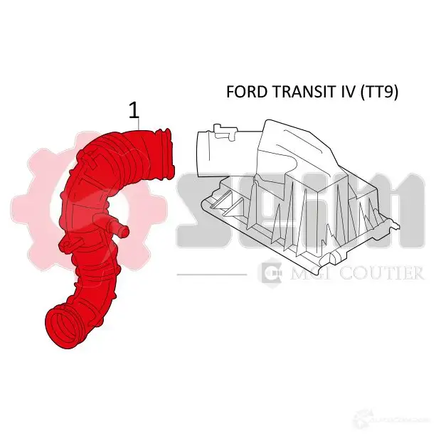 Патрубок интеркулера SEIM 2159855 3349809812894 0WYG E 981289 изображение 1