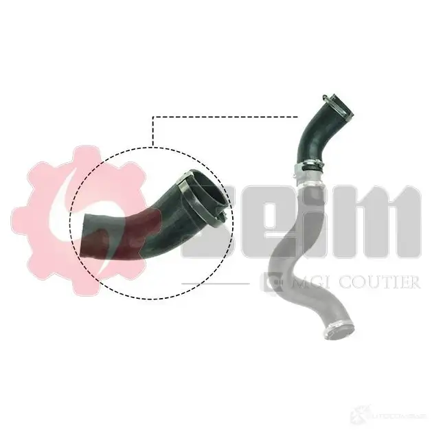 Патрубок интеркулера SEIM X3J3 V 3349809812788 2159844 981278 - Изображение 1