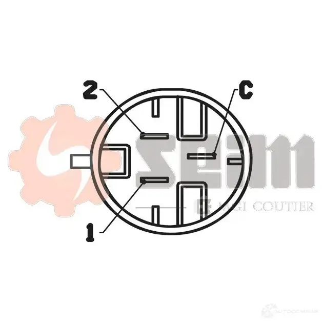 Датчик вентилятора радиатора SEIM C8JM TJ 2161800 th120 3349808004672 изображение 1