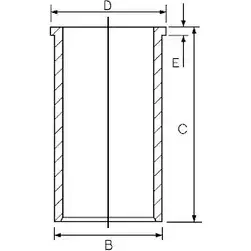 Гильза цилиндра WILMINK GROUP CM5 PXT WG1096146 OXP88 4041212 изображение 0