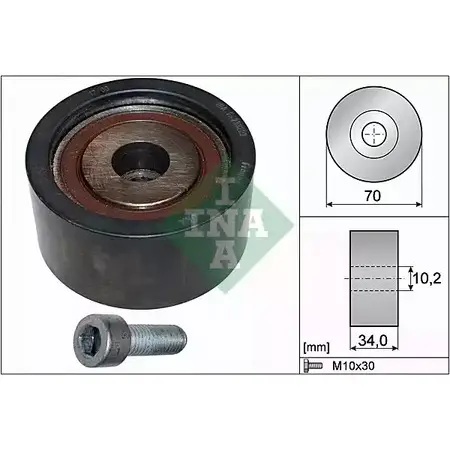 Ролик ремня ГРМ, обводной, паразитный WILMINK GROUP WG1097483 JNSH2 4042230 7KL 0L изображение 0