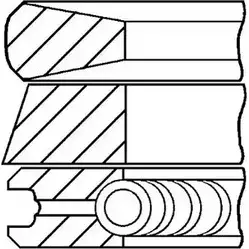 Поршневые кольца, комплект WILMINK GROUP WG1150008 5 AGLEM HRMVSH 4050000 изображение 0