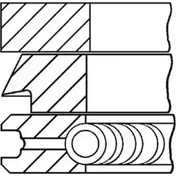 Поршневые кольца, комплект WILMINK GROUP UO7EPPB WG1187844 1 0RDN4 4080005