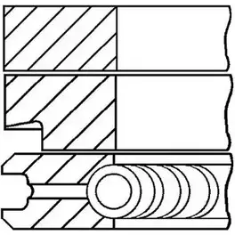 Поршневые кольца, комплект WILMINK GROUP ZR26 V O4VK4 WG1187900 4080060
