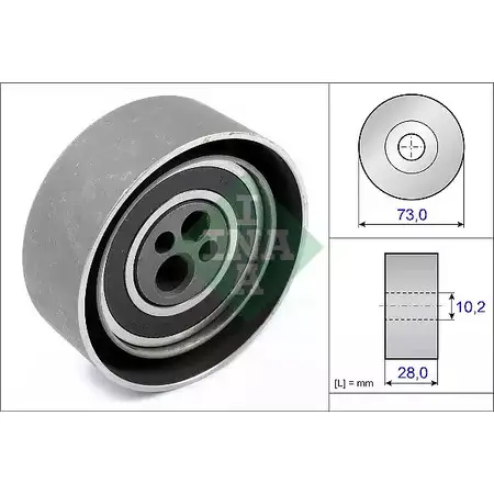 Натяжной ролик ГРМ WILMINK GROUP 4126010 JQLRKYD PV7 S7J6 WG1252111 изображение 0