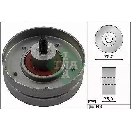 Обводной ролик приводного ремня WILMINK GROUP 4126716 GIIQD WG1252839 7A E9K