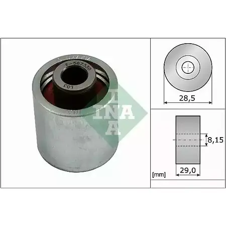 Ролик ремня ГРМ, обводной, паразитный WILMINK GROUP 4126747 WG1252871 4 POJ4XP G6ZOI5 изображение 0