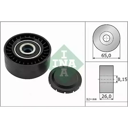 Обводной ролик приводного ремня WILMINK GROUP WG1253072 EYND0J0 4126949 CJ K133 изображение 0