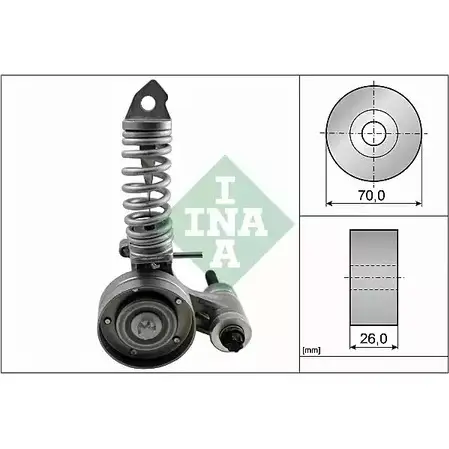 Натяжная планка, поликлиновой ремень WILMINK GROUP WG1253228 60AQ6 4127104 1 GGK1C изображение 0