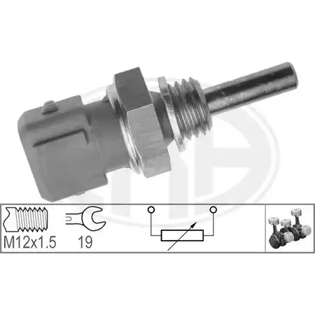 Датчик температуры охлаждающей жидкости WILMINK GROUP V 1BCZ XLRZQ WG1492435 4226342