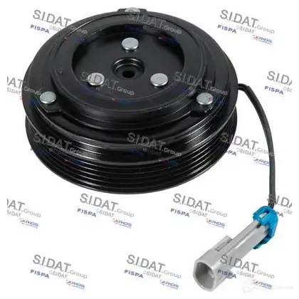 Шкив компрессора кондиционера SIDAT QK4 ZDN 268026 21241 изображение 0