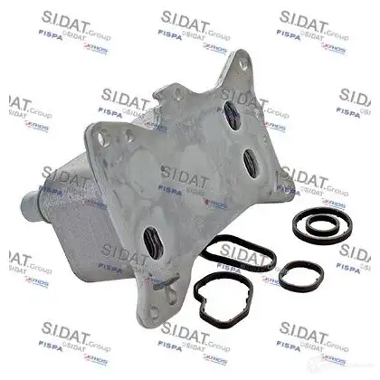 Масляный радиатор двигателя SIDAT 1437751855 590319 DHLL 6E изображение 0