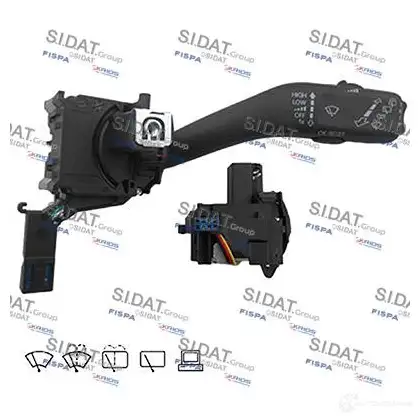 Подрулевой переключатель SIDAT 1424834899 XP5VU W 430219
