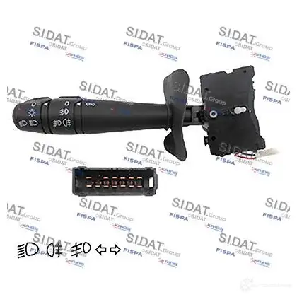 Подрулевой переключатель SIDAT 430041 U5IYR 8C 1424792473