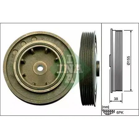 Шкив коленвала WILMINK GROUP RDPBTDA 4245481 V1S UQC WG1710229 изображение 0