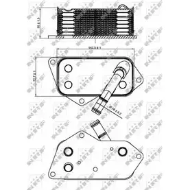 Масляный радиатор двигателя WILMINK GROUP 4253758 A9R3C WG1720018 PD6 OUYU изображение 0