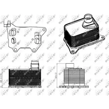 Масляный радиатор двигателя WILMINK GROUP SCQGUC T SFOBJ WG1720071 4253811 изображение 0