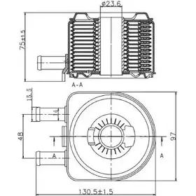 Масляный радиатор двигателя WILMINK GROUP 4253841 TATCJ G9 25XBR WG1720101 изображение 0