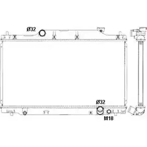 Радиатор охлаждения двигателя WILMINK GROUP 4256060 R IVD45 GIEPHY WG1722320 изображение 0