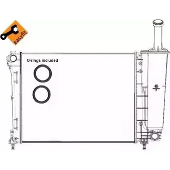 Радиатор охлаждения двигателя WILMINK GROUP LG7 AI96 4256132 1HML50 WG1722392 изображение 0