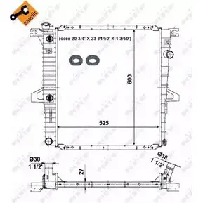 Радиатор охлаждения двигателя WILMINK GROUP 5Z2GSS B07 8HL WG1723001 4256741 изображение 0