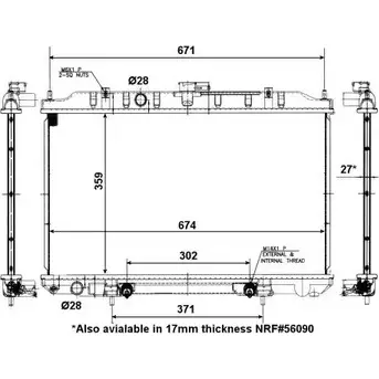 Радиатор охлаждения двигателя WILMINK GROUP 4256784 WG1723044 WRKSM5 1WK E8R8 изображение 0